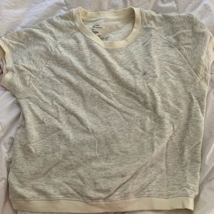 Oiselle terry cloth short sleeve sweatshirt